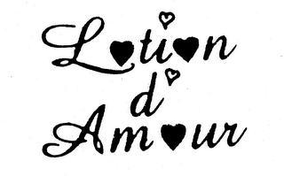 LOTION D'AMOUR trademark