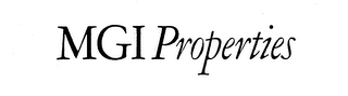 MGI PROPERTIES trademark