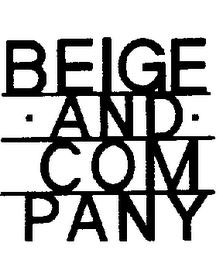 BEIGE AND COMPANY trademark