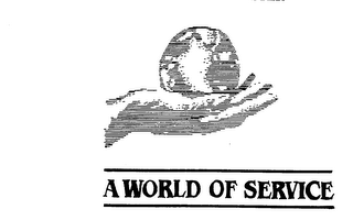 A WORLD OF SERVICE trademark