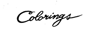 COLORINGS trademark