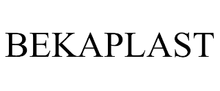 BEKAPLAST trademark