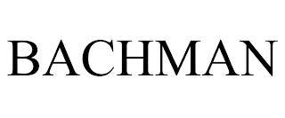 BACHMAN trademark