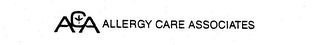 ACA ALLERGY CARE ASSOCIATES trademark