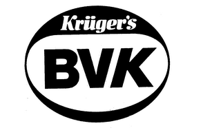 KRUGER'S BVK trademark