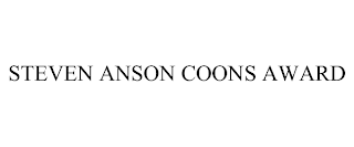 STEVEN ANSON COONS AWARD trademark