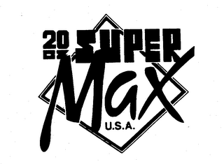 20 OZ SUPER MAX U.S.A.