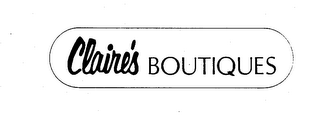 CLAIRE'S BOUTIQUES trademark