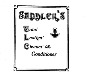 SADDLER'S TOTAL LEATHER CLEANER & CONDITIONER