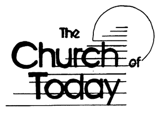 THE CHURCH OF TODAY