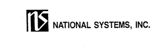 NS NATIONAL SYSTEMS, INC. trademark