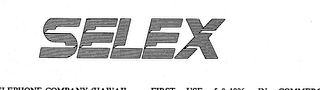 SELEX trademark