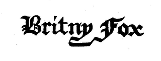 BRITNYFOX trademark