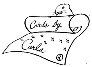 CARDS BY CARLA trademark
