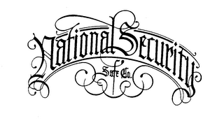 NATIONAL SECURITY SAFE CO.