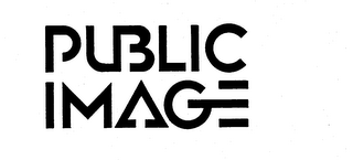 PUBLIC IMAGE trademark