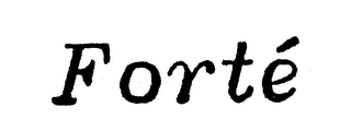 FORTE trademark