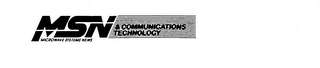 MSN MICROWAVE SYSTEMS NEWS & COMMUNICATIONS TECHNOLOGY