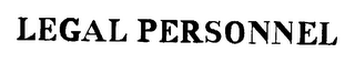 LEGAL PERSONNEL trademark