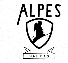 ALPES CALIDAD trademark