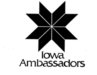 IOWA AMBASSADORS trademark