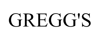 GREGG'S trademark