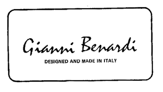 GIANNI BENARDI