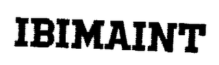 IBIMAINT trademark