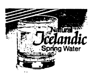 NATURAL ICELANDIC SPRING WATER