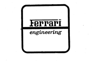 FERRARI ENGINEERING trademark