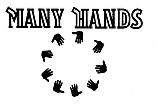 MANY HANDS trademark