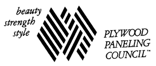 BEAUTY STRENGTH, STYLE PLYWOOD PANELING COUNCIL