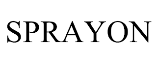 SPRAYON trademark