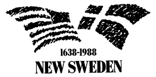 1638-1988 NEW SWEDEN trademark