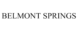 BELMONT SPRINGS trademark