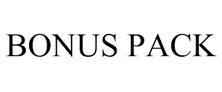 BONUS PACK trademark