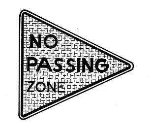 NO PASSING ZONE