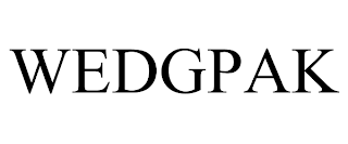 WEDGPAK trademark