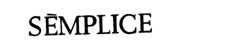 SEMPLICE trademark