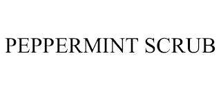 PEPPERMINT SCRUB trademark