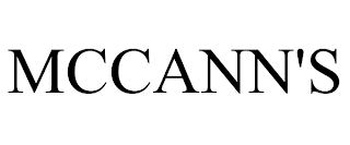 MCCANN'S trademark