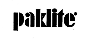 PAKLITE trademark