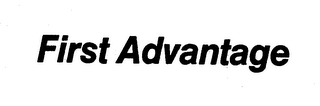 FIRST ADVANTAGE trademark