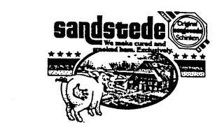 SANDSTEDE ORIGINAL SANDSTEDE SCHINKEN WE MAKE CURED AND SMOKED HAM. EXCLUSIVELY.