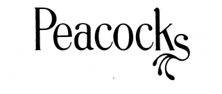 PEACOCKS trademark