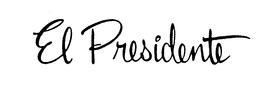 EL PRESIDENTE trademark