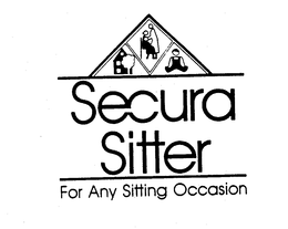 SECURA SITTER FOR ANY SITTING OCCASION trademark