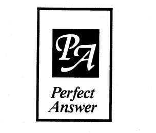 PERFECT ANSWER PA trademark