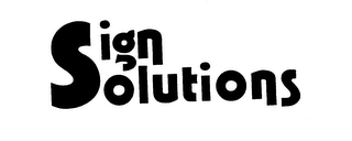 SIGN SOLUTIONS