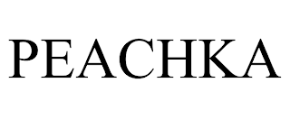 PEACHKA trademark